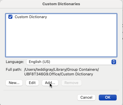 SPELL CHECKER ACTIVATION INSTRUCTIONS
